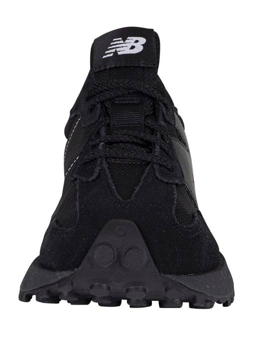 New Balance 327 Wildleder-Sneaker, Schwarz - Image 4