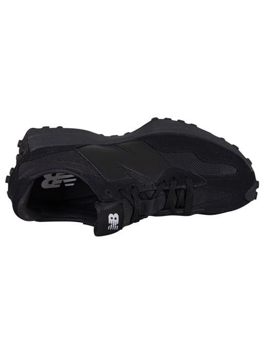 New Balance 327 Wildleder-Sneaker, Schwarz - Image 6