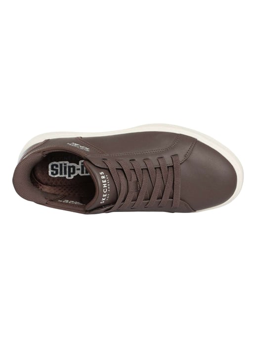 Skechers Slip-Ins Court Break Double Vented Sneakers, Braun - Image 6