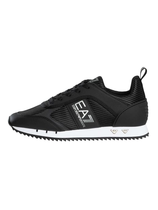 EA7 Sneaker Aus Mesh Mit Logo, Schwarz - Image 2