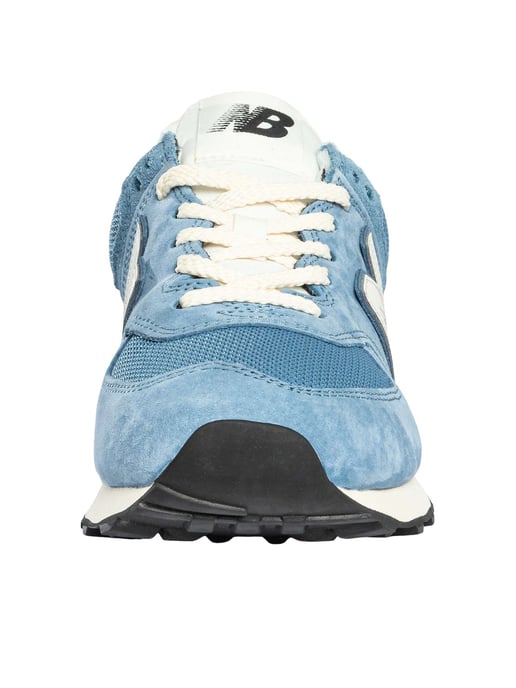 New Balance 574 Wildleder Trainer, Blau - Image 4
