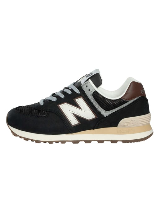 New Balance 574 Trainer, Schwarz - Image 2
