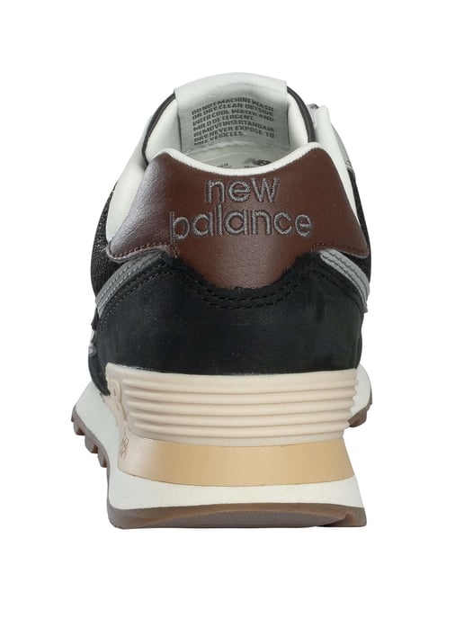New Balance 574 Trainer, Schwarz - Image 5