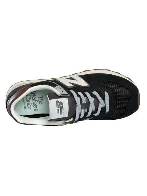 New Balance 574 Trainer, Schwarz - Image 6