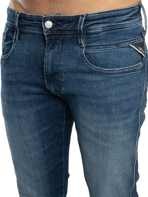 Replay Anbass Slim Fit Jeans, Blau - Image 5