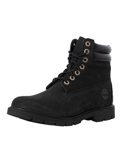 Timberland 6-Zoll-Lederstiefel Im Basic-Stil, Schwarz - Image 1