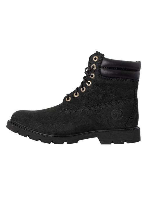 Timberland 6-Zoll-Lederstiefel Im Basic-Stil, Schwarz - Image 2