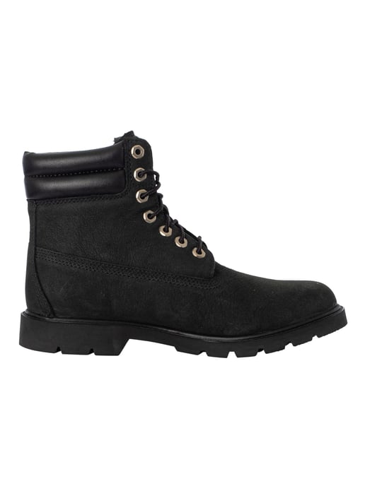 Timberland 6-Zoll-Lederstiefel Im Basic-Stil, Schwarz - Image 3