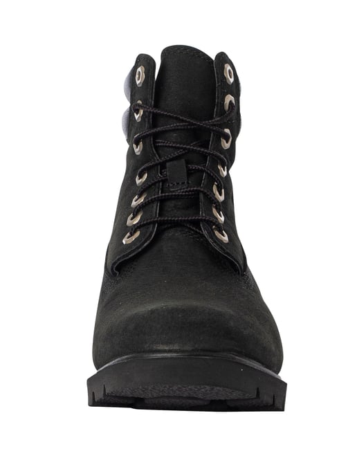 Timberland 6-Zoll-Lederstiefel Im Basic-Stil, Schwarz - Image 4