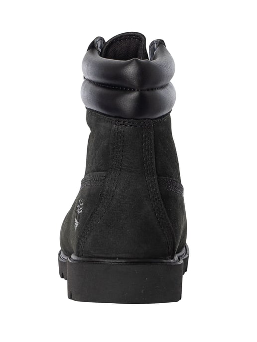 Timberland 6-Zoll-Lederstiefel Im Basic-Stil, Schwarz - Image 5