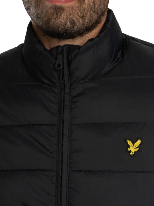 Lyle & Scott Steppjacke, Schwarz - Image 5