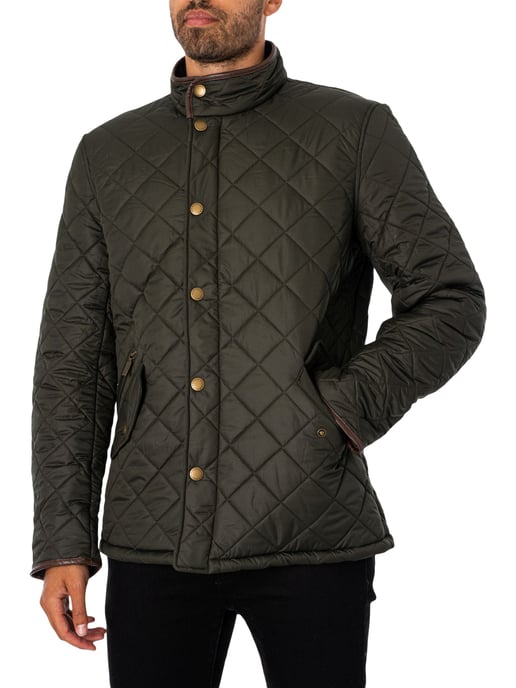 Barbour Powell Steppjacke, Grün - Image 2