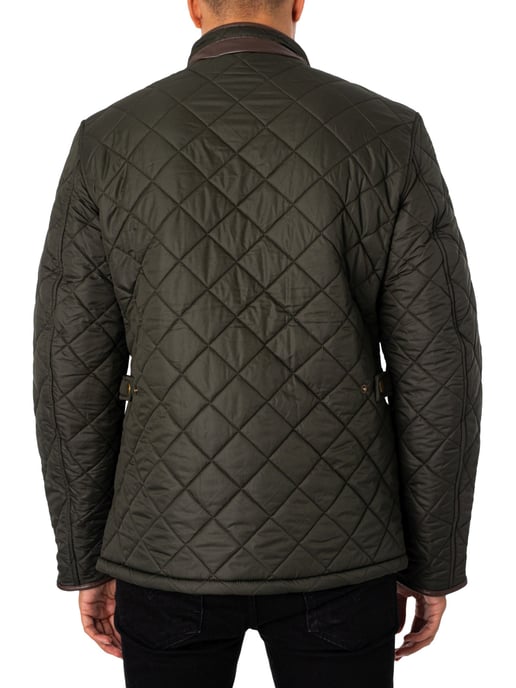 Barbour Powell Steppjacke, Grün - Image 3