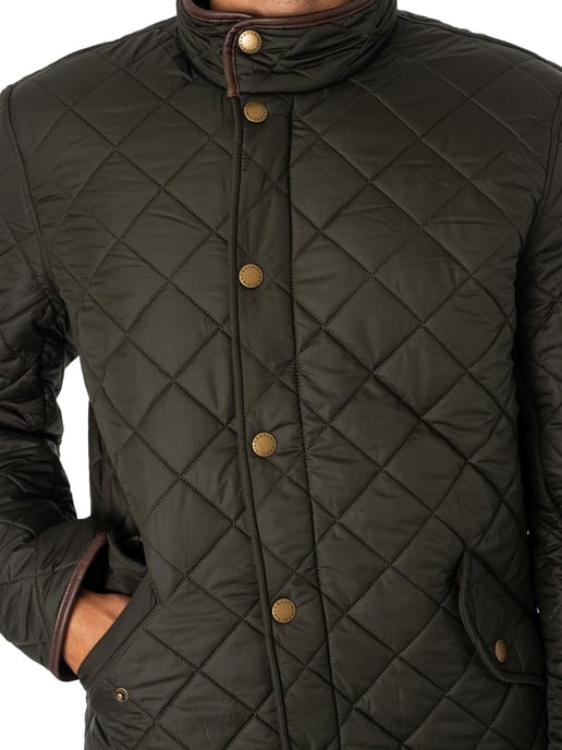 Barbour Powell Steppjacke, Grün - Image 4