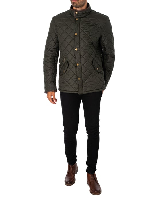 Barbour Powell Steppjacke, Grün - Image 5