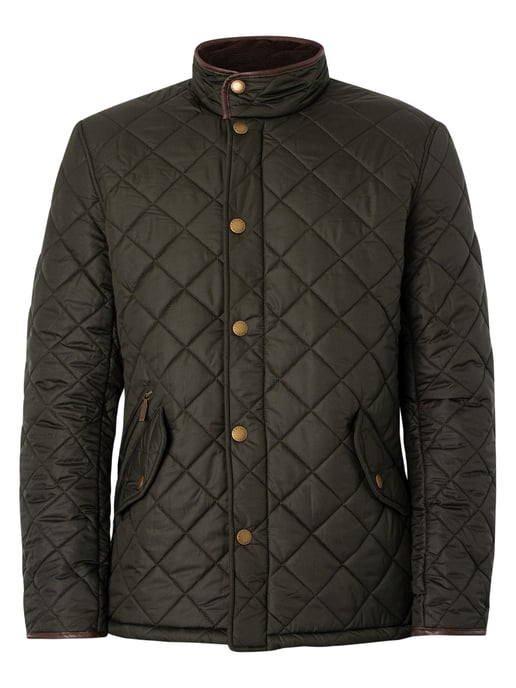 Barbour Powell Steppjacke, Grün - Image 6