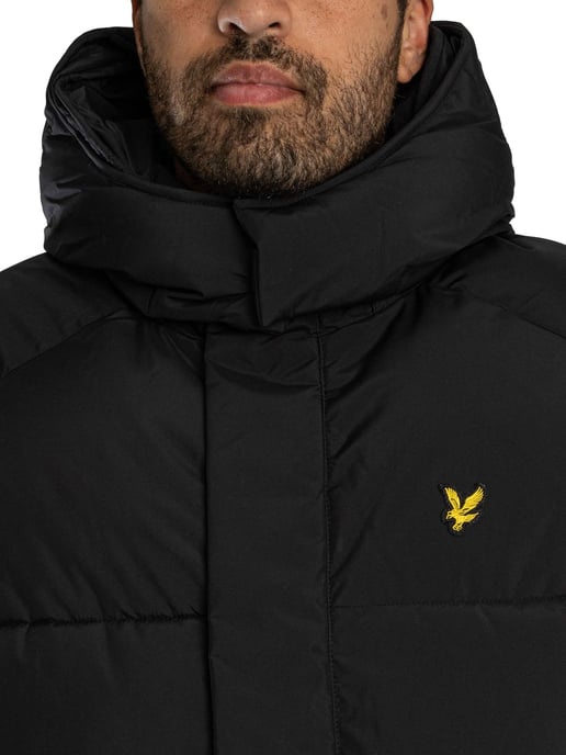 Lyle & Scott Kapuzenpufferjacke, Schwarz - Image 5