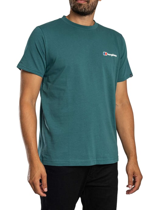 Berghaus T-Shirt Mit Klassenlogo, Grün - Image 1