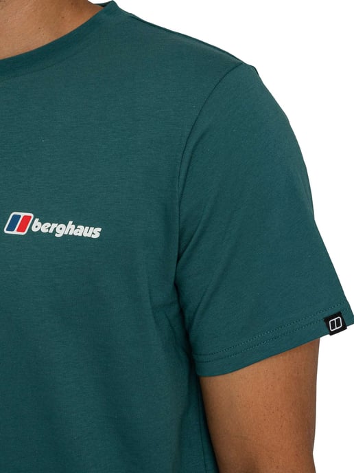 Berghaus T-Shirt Mit Klassenlogo, Grün - Image 4