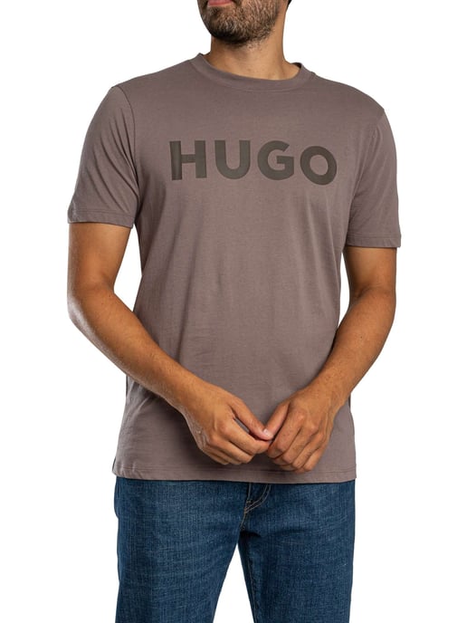 HUGO Dulivio Grafik-T-Shirt, Grau - Image 1