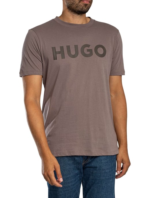 HUGO Dulivio Grafik-T-Shirt, Grau - Image 2