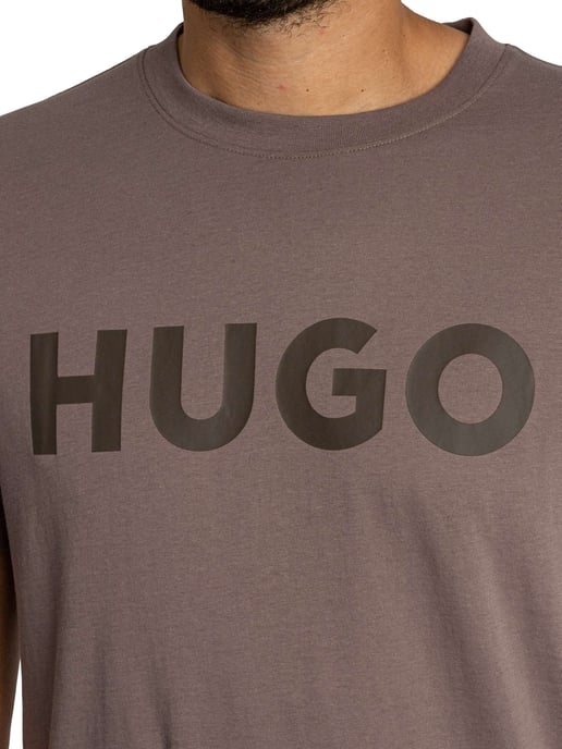 HUGO Dulivio Grafik-T-Shirt, Grau - Image 4