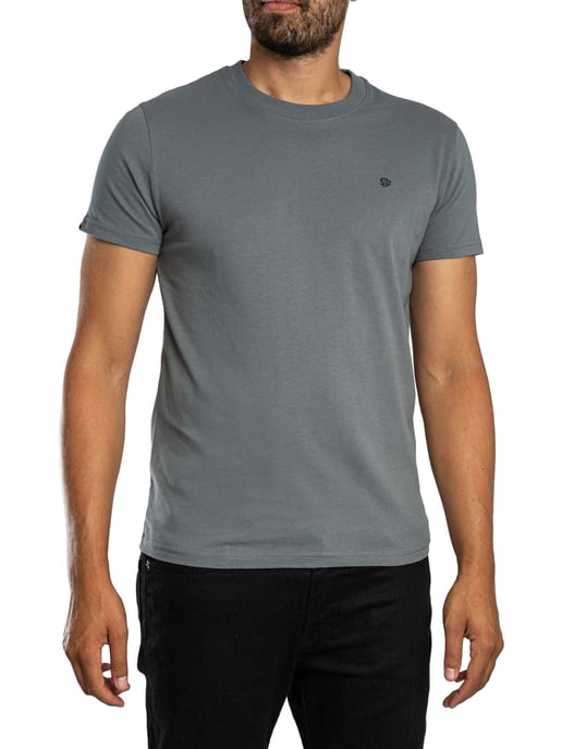 Superdry Essential SDC0 Logo EMB T-Shirt, Grau - Image 1