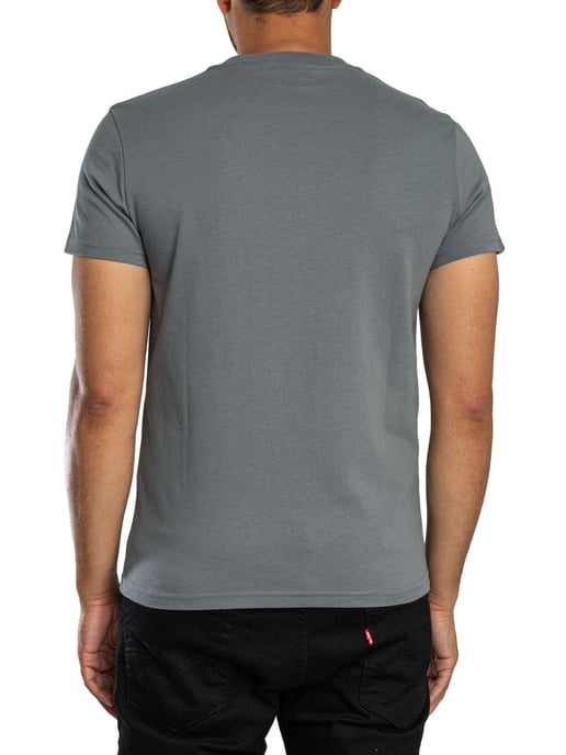 Superdry Essential SDC0 Logo EMB T-Shirt, Grau - Image 3