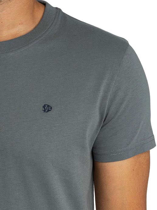 Superdry Essential SDC0 Logo EMB T-Shirt, Grau - Image 4