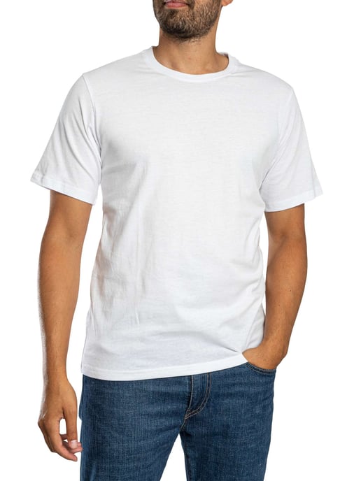 Jack & Jones 3Er-Pack Basic-T-Shirts, Weiß - Image 3