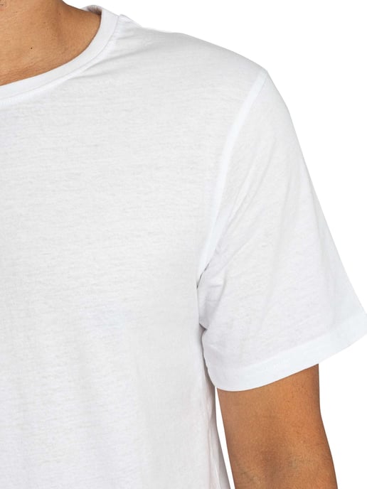 Jack & Jones 3Er-Pack Basic-T-Shirts, Weiß - Image 5