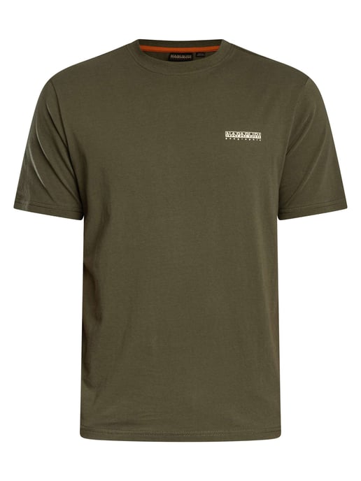 Napapijri Kleines Box-T-Shirt, Grün - Image 5
