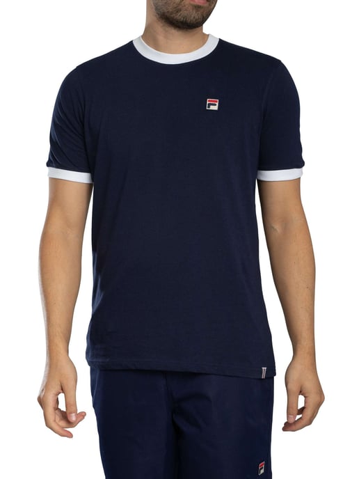 Fila Marconi Essential Ringer T-Shirt, Blau - Image 1