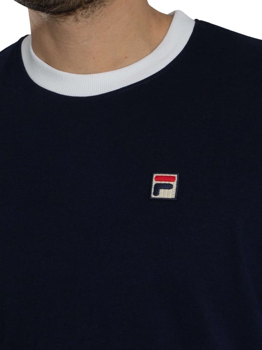 Fila Marconi Essential Ringer T-Shirt, Blau - Image 4