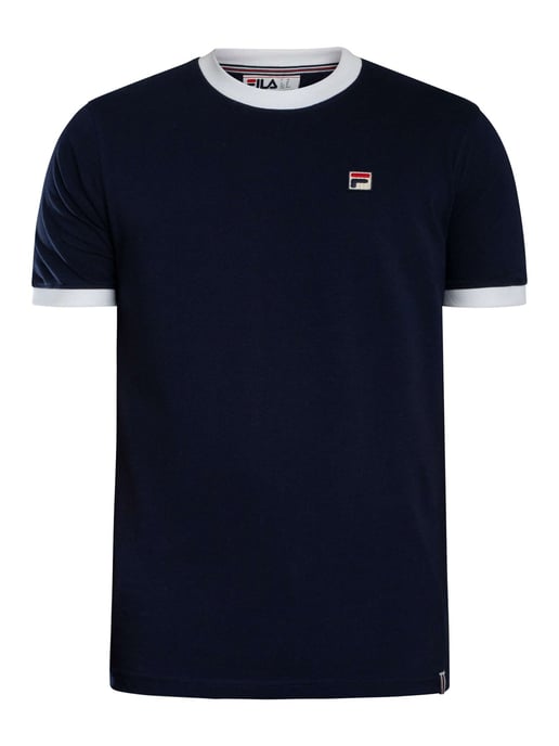 Fila Marconi Essential Ringer T-Shirt, Blau - Image 5
