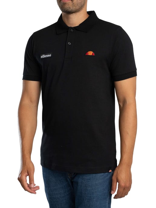 Ellesse Lessepsia Poloshirt, Schwarz - Image 2