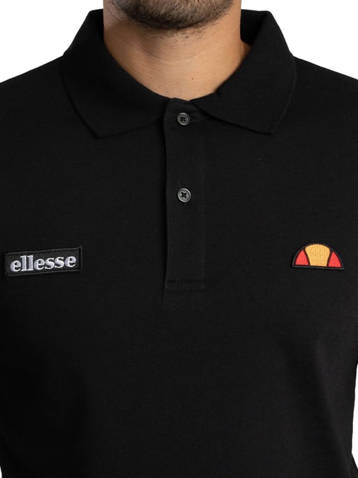 Ellesse Lessepsia Poloshirt, Schwarz - Image 5
