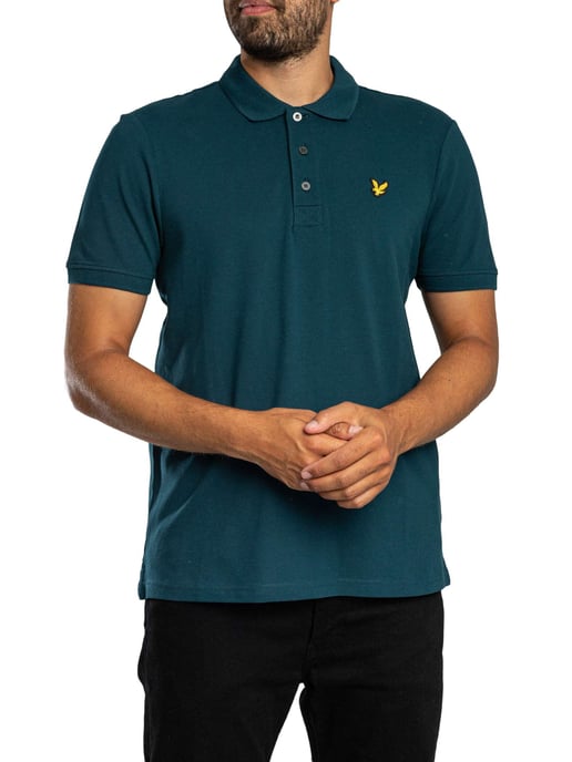 Lyle & Scott Schlichtes Poloshirt, Blau - Image 2