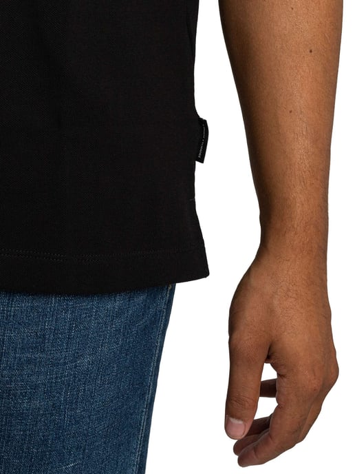 Armani Exchange Poloshirt Mit Kragenverzierung, Schwarz - Image 5