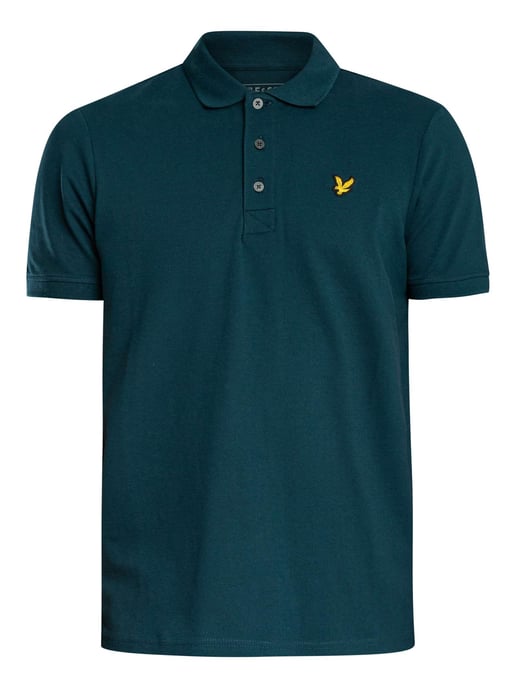 Lyle & Scott Schlichtes Poloshirt, Blau - Image 5