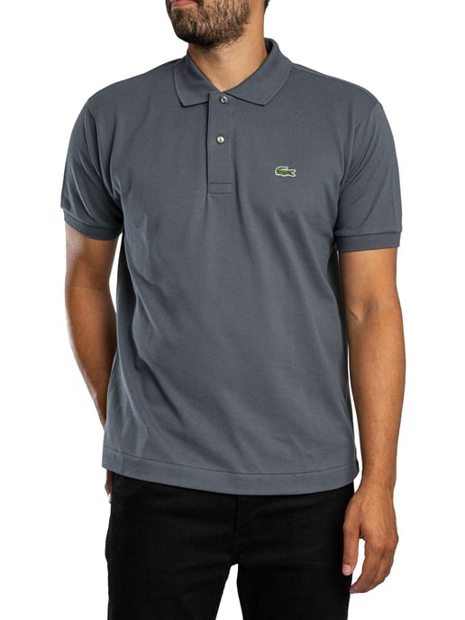 Lacoste Logo-Polo-Shirt, Grau - Image 2