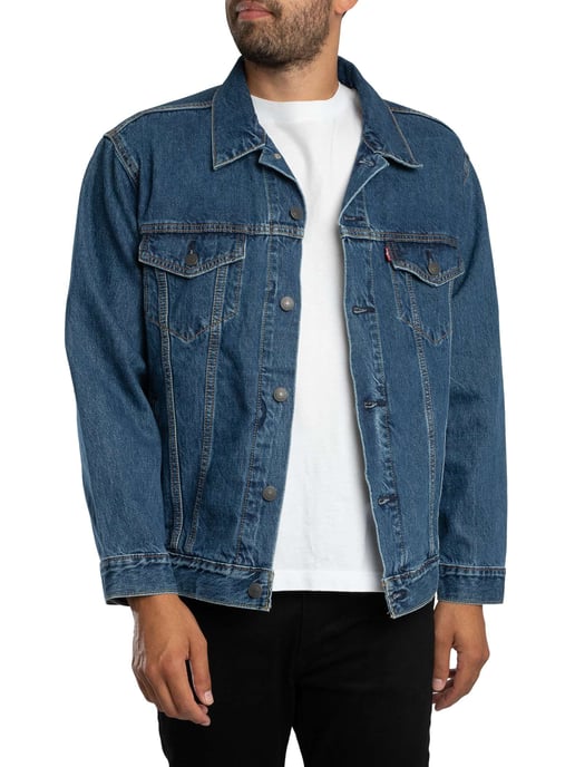 Levi's Truckerjacke Mit Lässiger Passform, Blau - Image 1