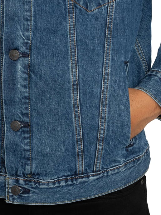 Levi's Truckerjacke Mit Lässiger Passform, Blau - Image 5