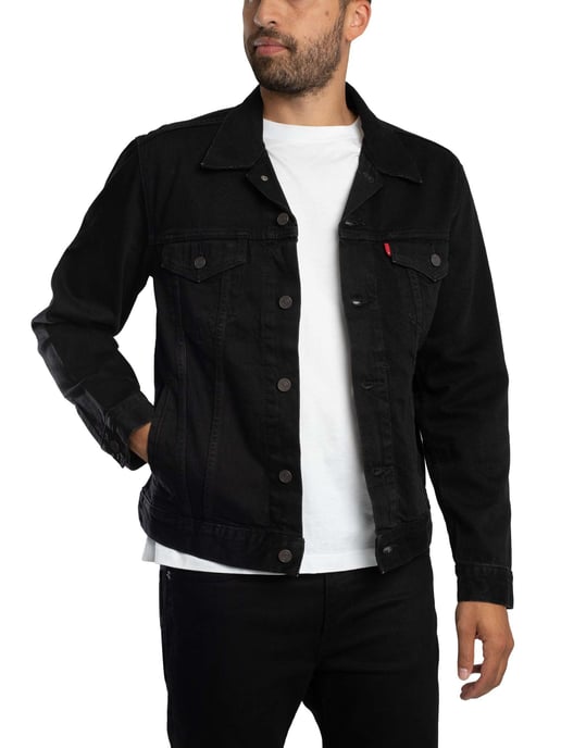 Levi's Jeans-Truckerjacke, Schwarz - Image 2