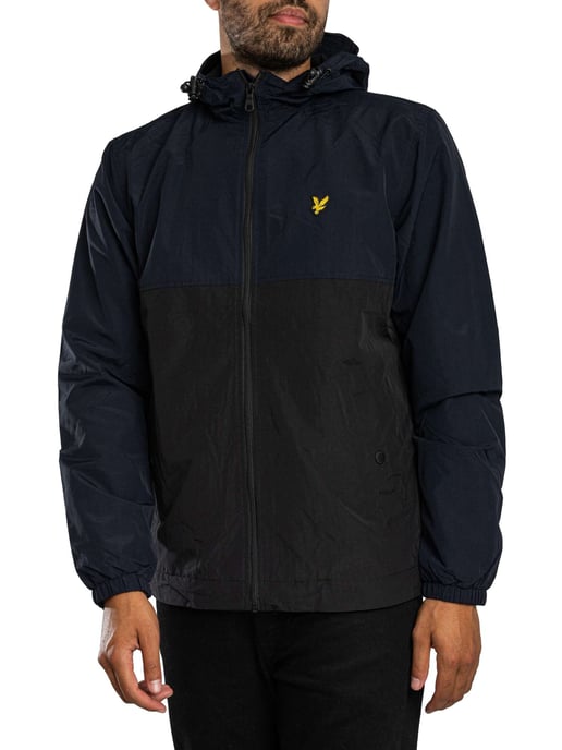 Lyle & Scott Farbblock-Jacke Mit Reißverschluss, Blau - Image 2
