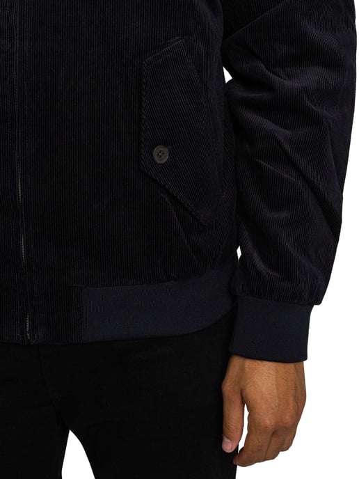 Lyle & Scott Cord-Harrington-Jacke, Blau - Image 4