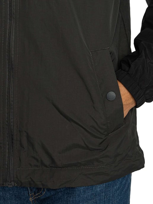 Lyle & Scott Farbblock-Jacke Mit Reißverschluss, Schwarz - Image 4