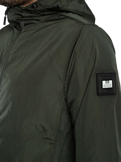 Weekend Offender Techniker-Gesichtsmaskenjacke, Grün - Image 5