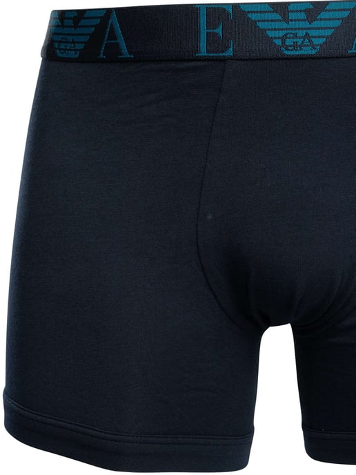 Emporio Armani 3Er Boxershorts, Blau - Image 3