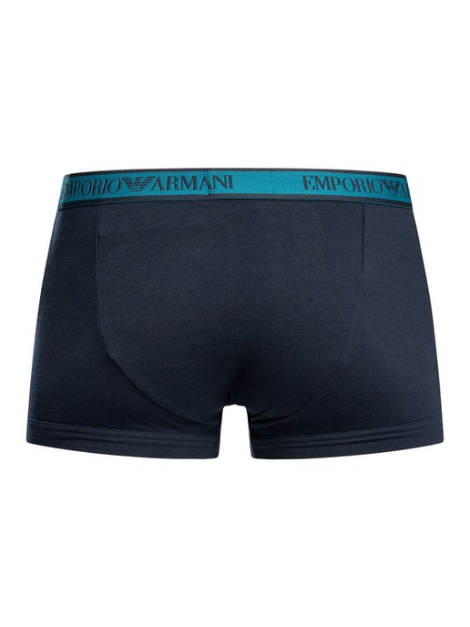 Emporio Armani 3Er Pack Baumwollstrümpfe, Blau - Image 4